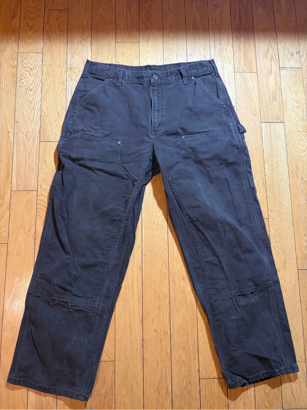 Carhartt Brown Double Knee Men's Work Pants